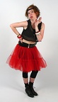 Pop Star red skirt